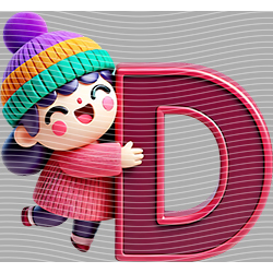 Cartoon letters-CL 577